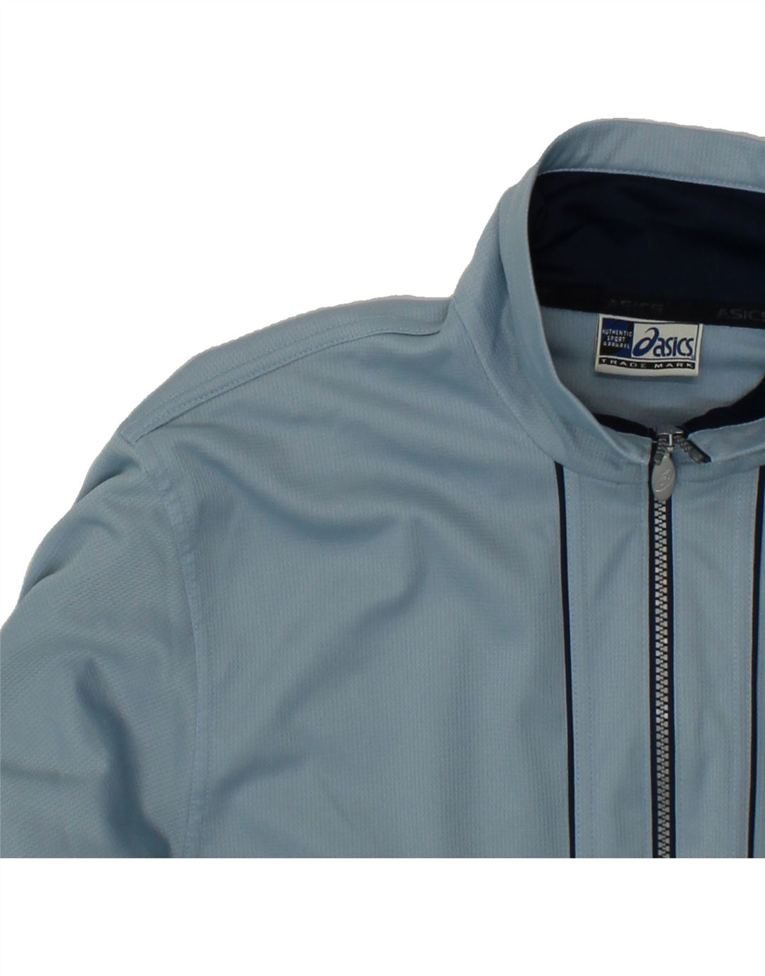 ASICS Mens Tracksuit Top Jacket XS Blue Polyester Vintage Asics and Second-Hand Asics from Messina Hembry 