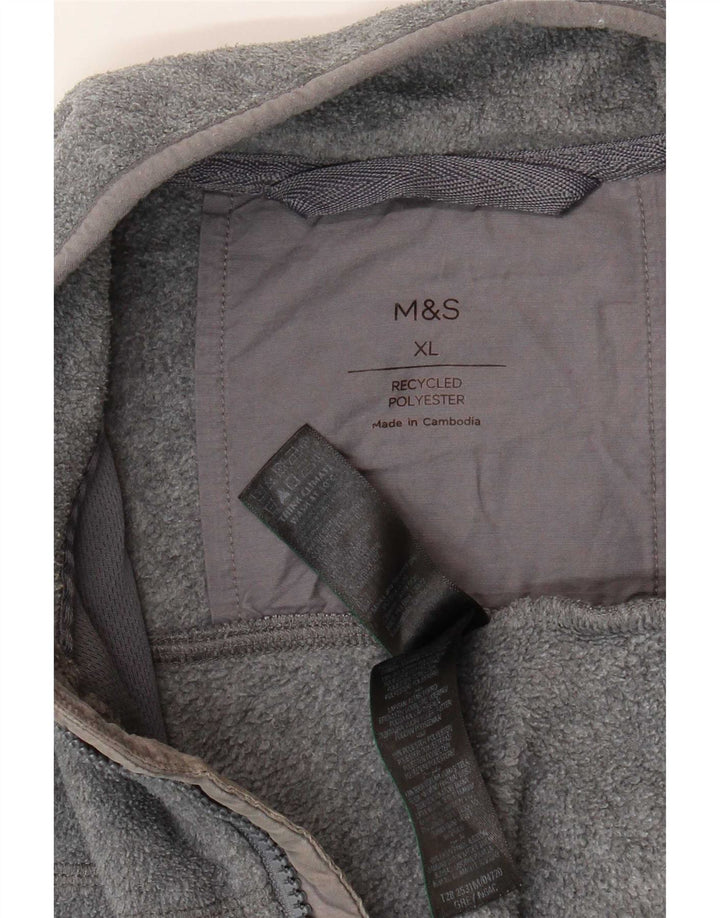Marks & Spencer muška jakna od flisa UK 42 XL sivi poliester