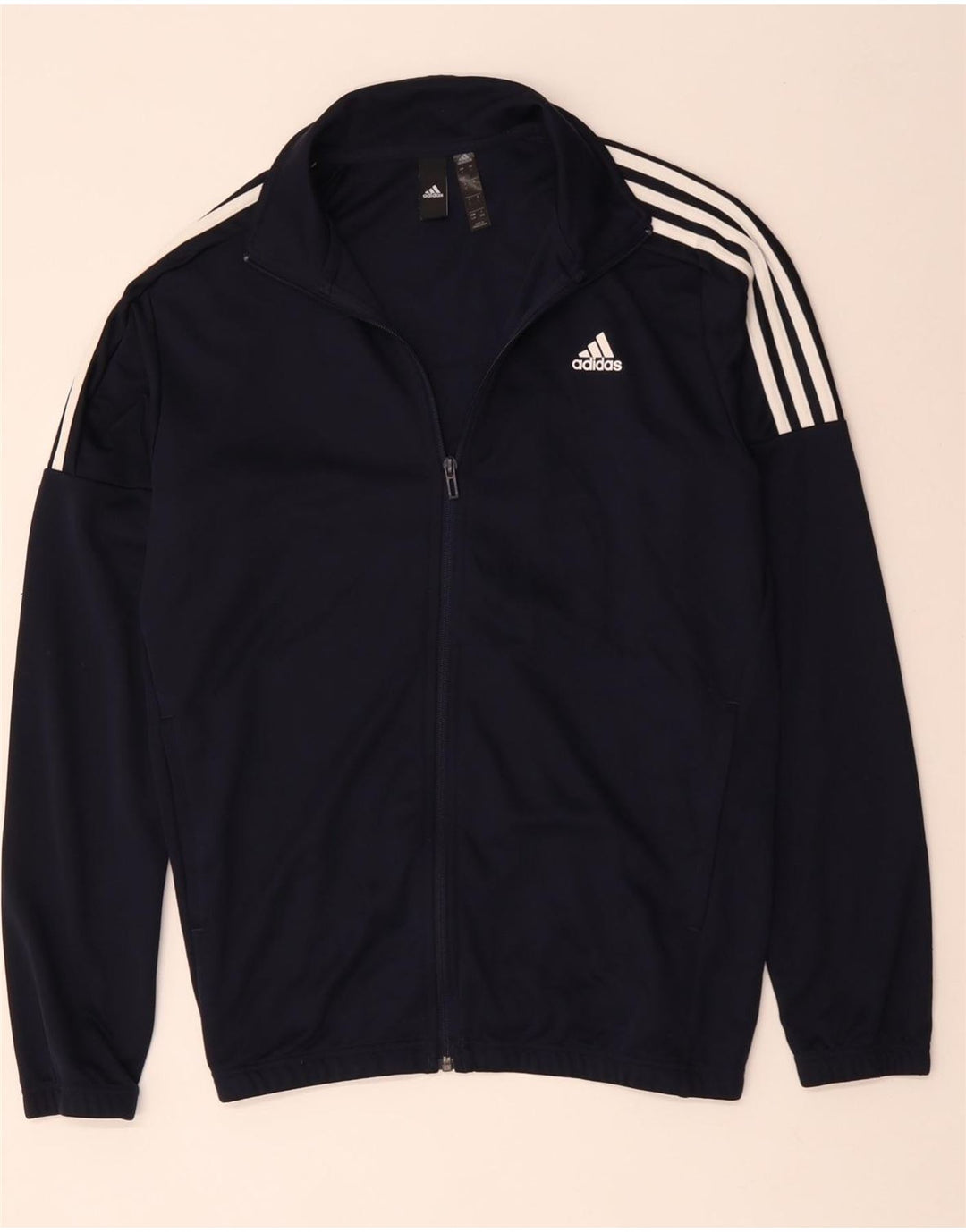 ADIDAS muška trenirka, velika jakna od tamnoplavog poliestera