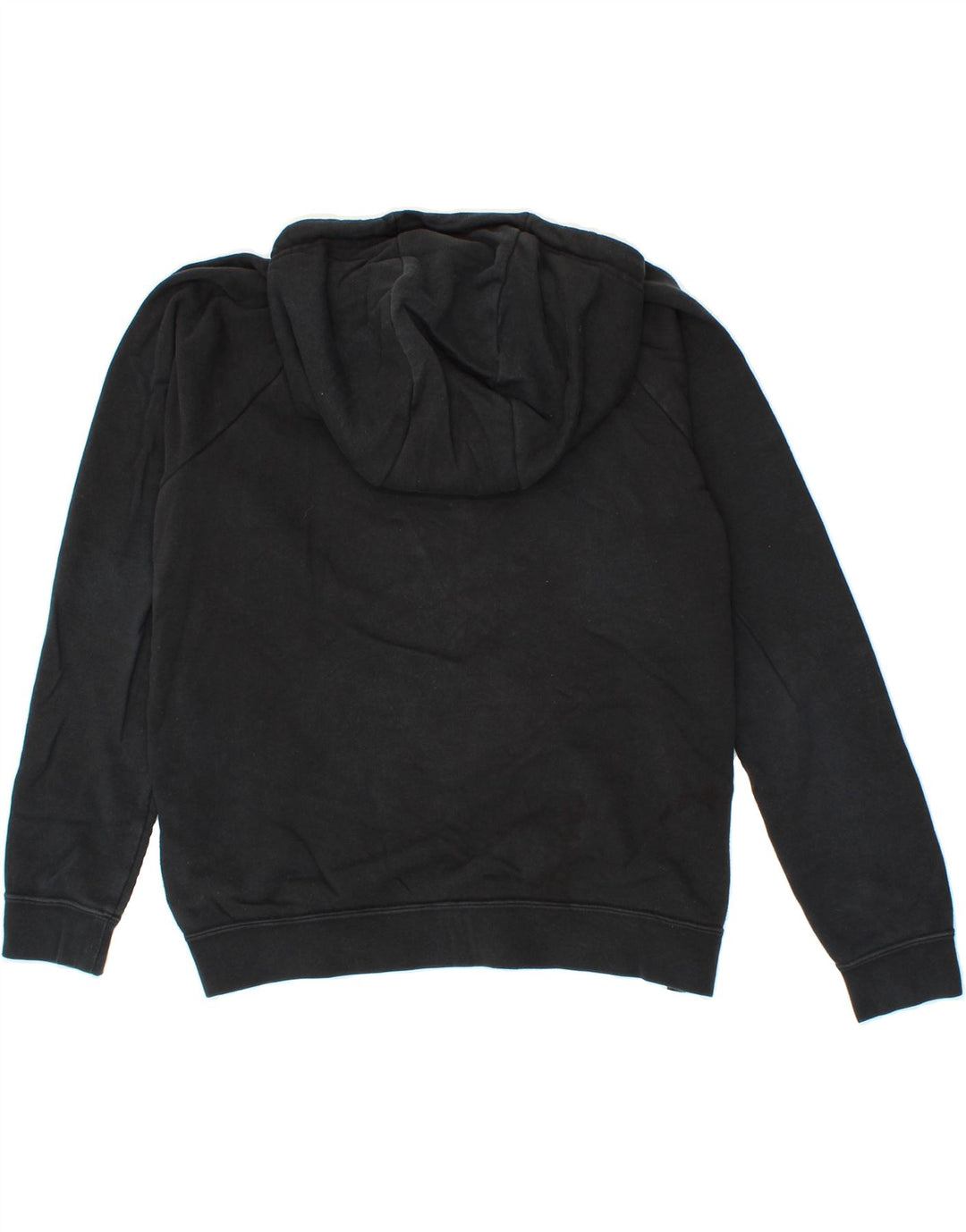 NIKE Womens Oversized Hoodie Jumper UK 14 Medium Black Cotton Vintage Nike and Second-Hand Nike from Messina Hembry 