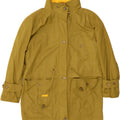 VINTAGE Womens Loose Fit Utility Jacket UK 12 Medium Khaki Vintage Vintage and Second-Hand Vintage from Messina Hembry 