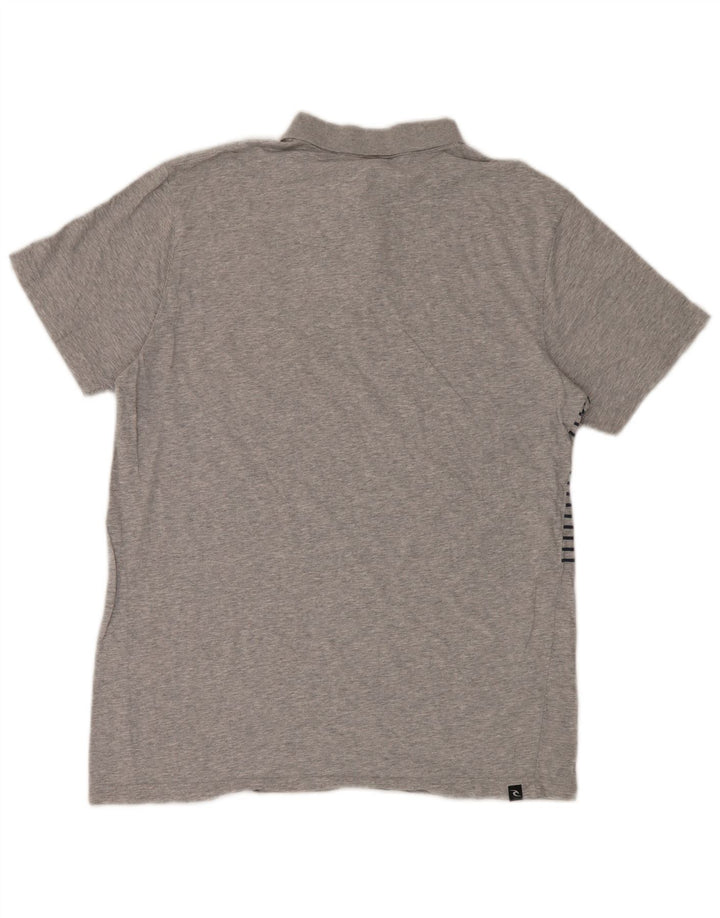 Rip Curl muška polo majica opuštenog kroja velike sive pruge