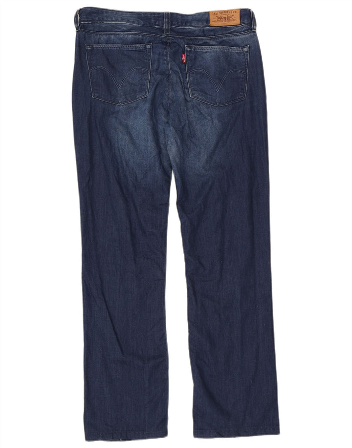 Levi's ženske 572 Bootcut traperice W31 L28 tamnoplavi pamuk