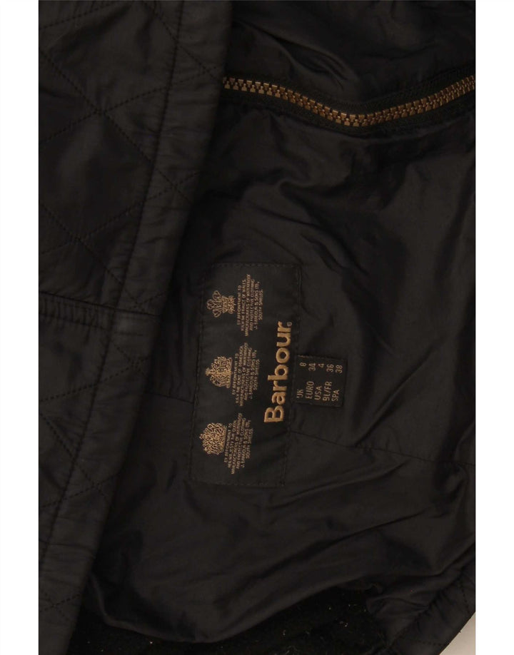 Barbour ženska prošivena jakna s kapuljačom UK 8 Mala crna