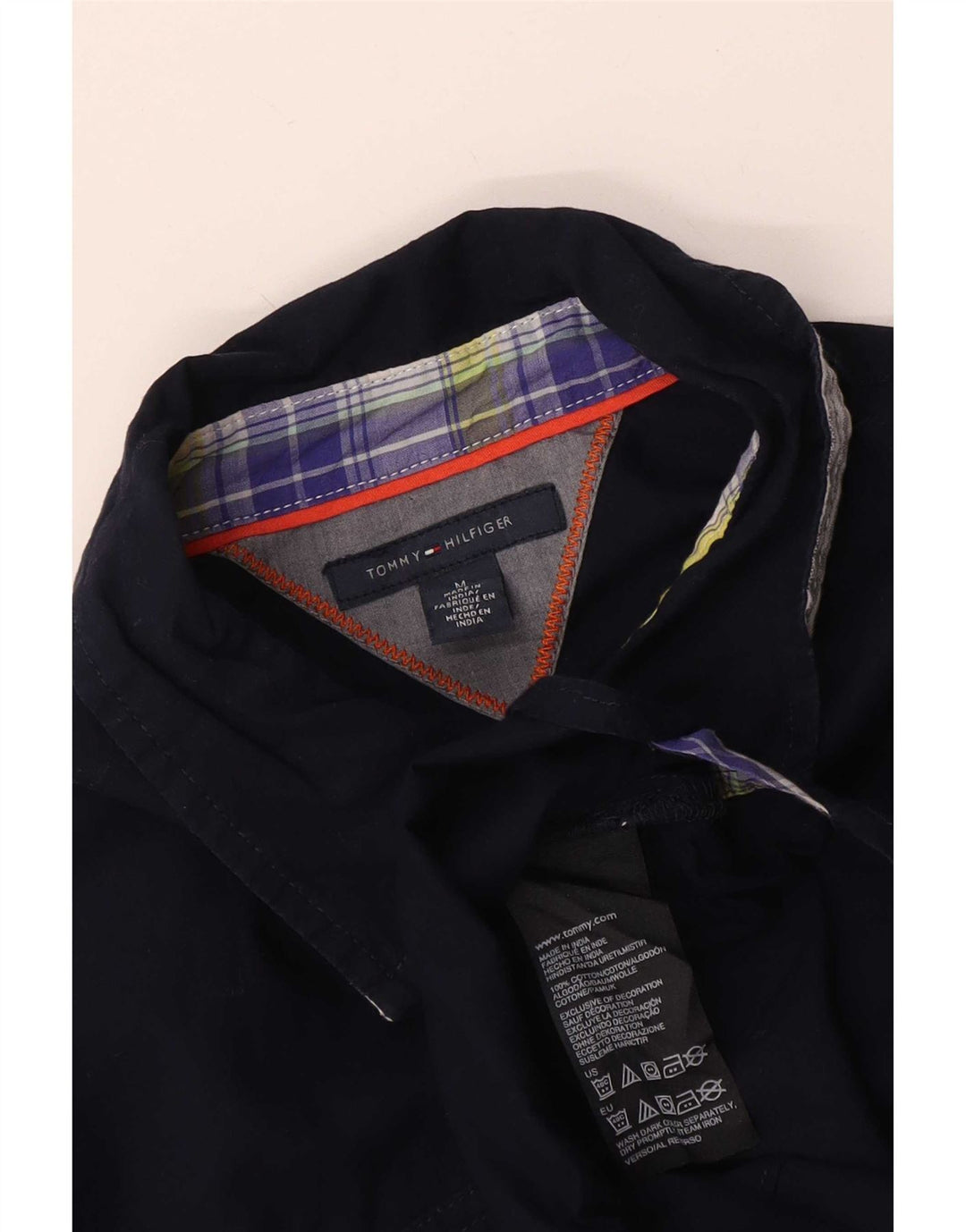 Tommy Hilfiger ženska košulja UK 12 Srednje tamnoplavi pamuk
