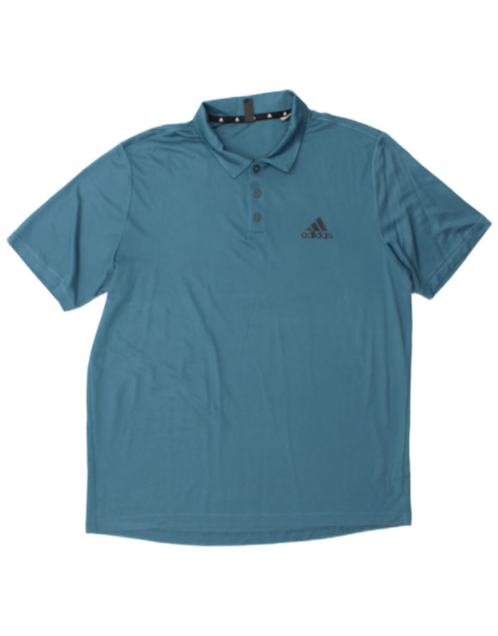 Adidas muška Aeroready polo majica veliki plavi poliester