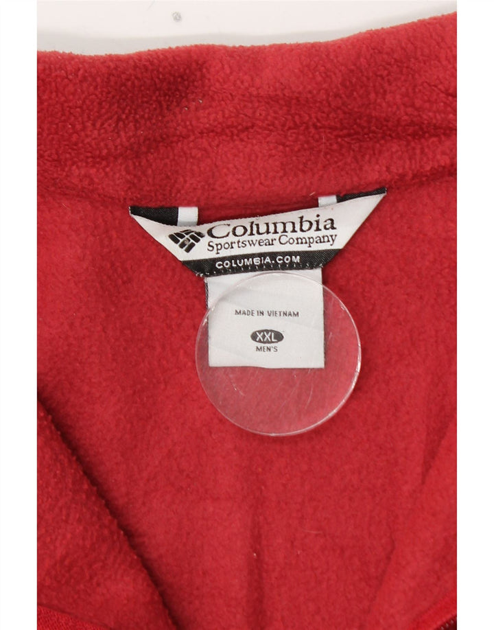COLUMBIA muška jakna od flisa UK 44 2XL crveni poliester