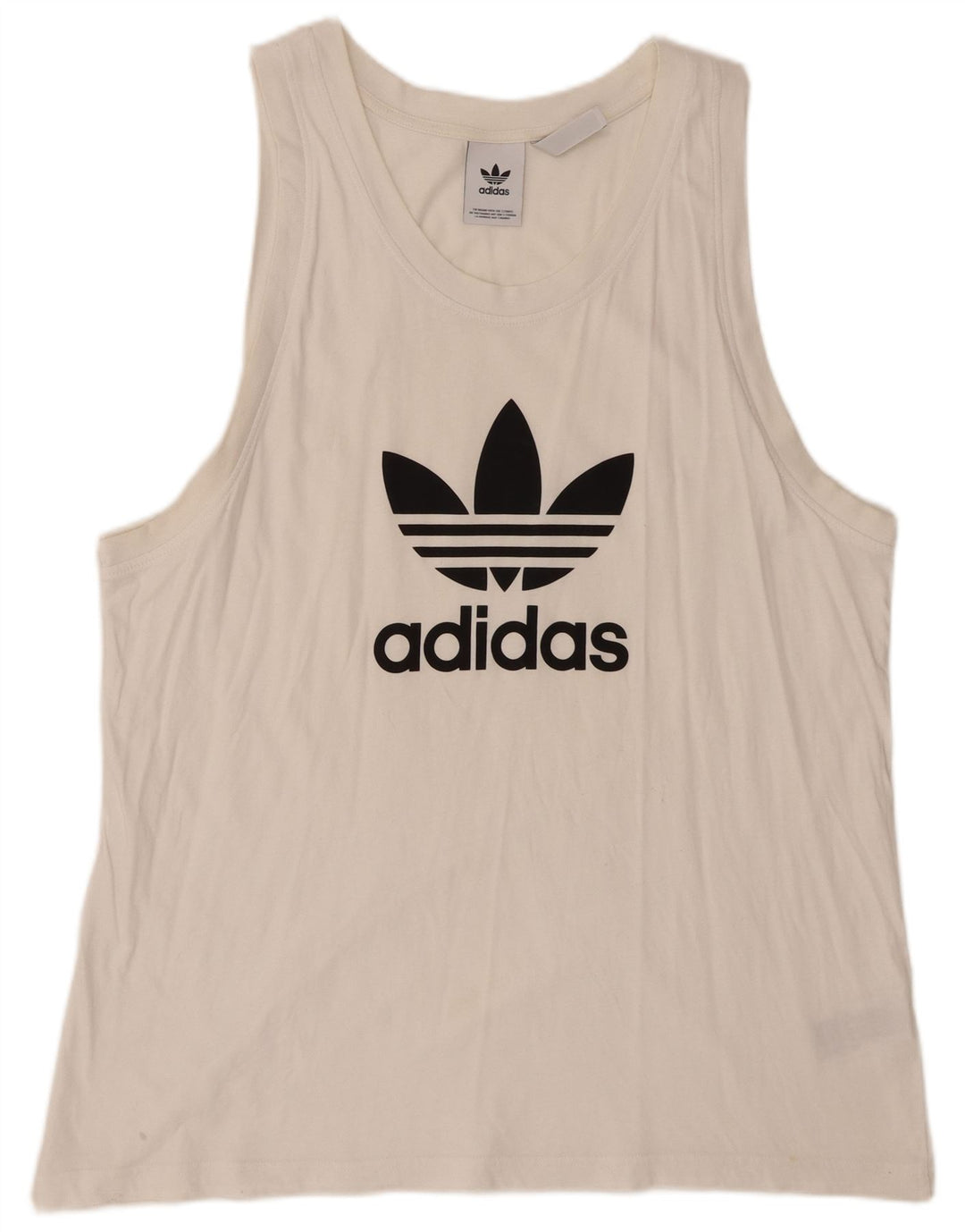 Adidas muški grafički prsluk XL bijeli pamuk