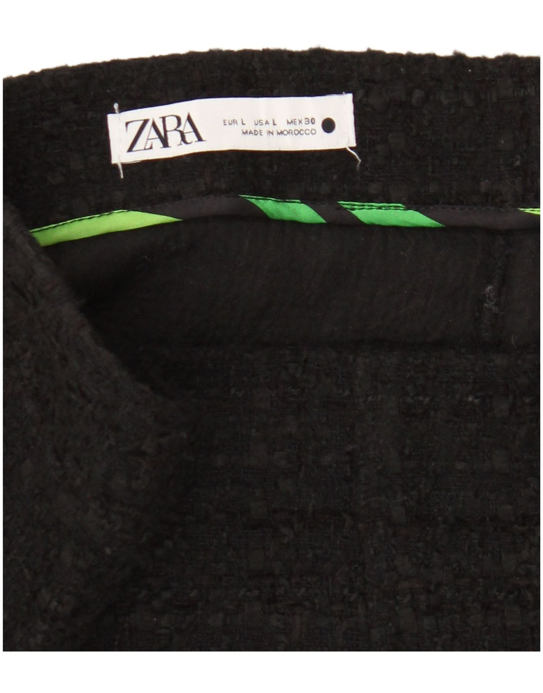 Zara ženska mini suknja velika W30 crna
