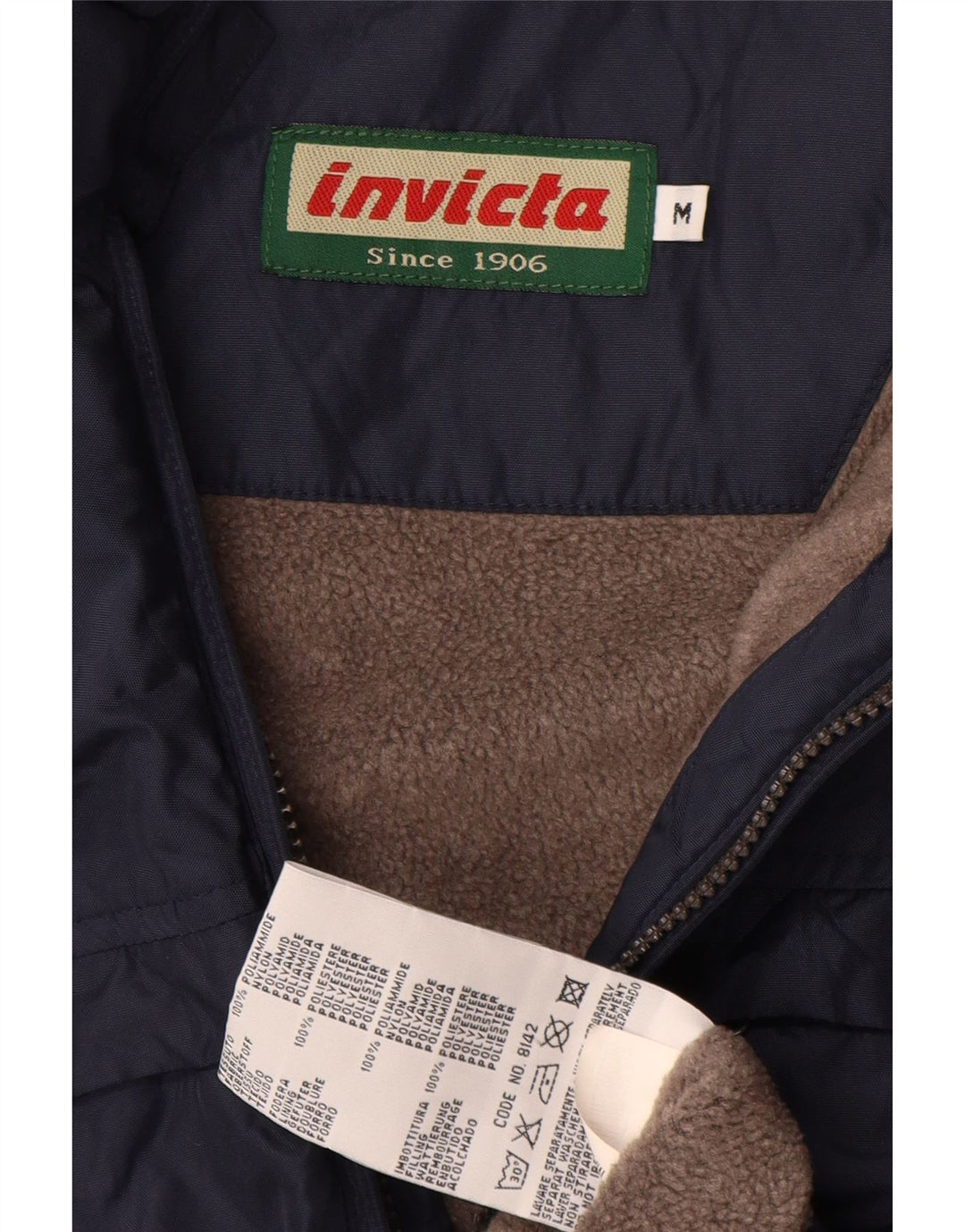 Invicta Mens Windbreaker Jakna UK 38 Medium tamnoplavi poliamid