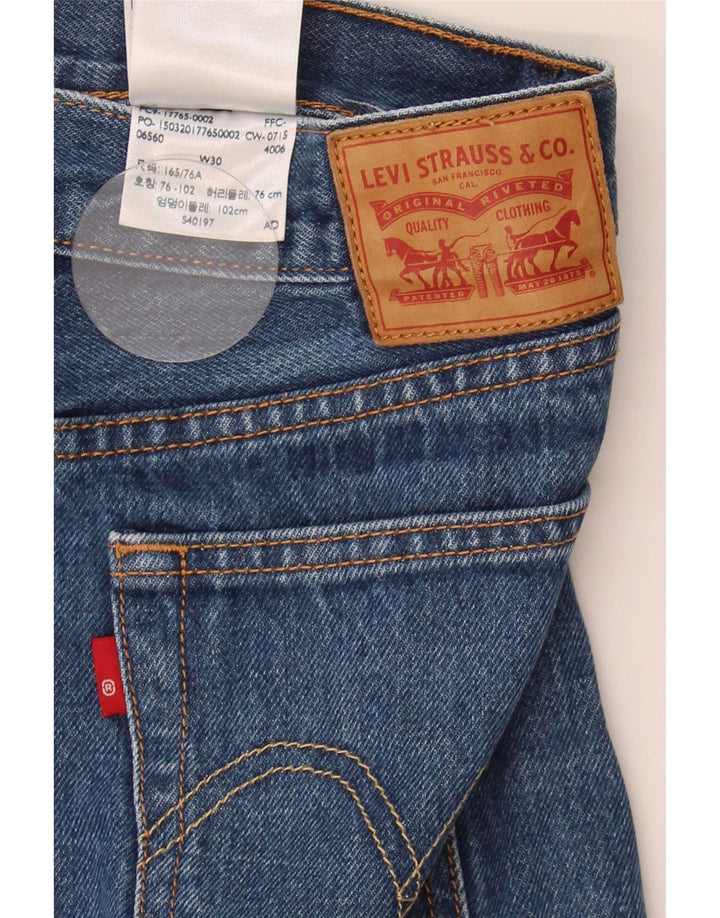 Levi's ženska mini traper suknja W30 srednje plavi pamuk