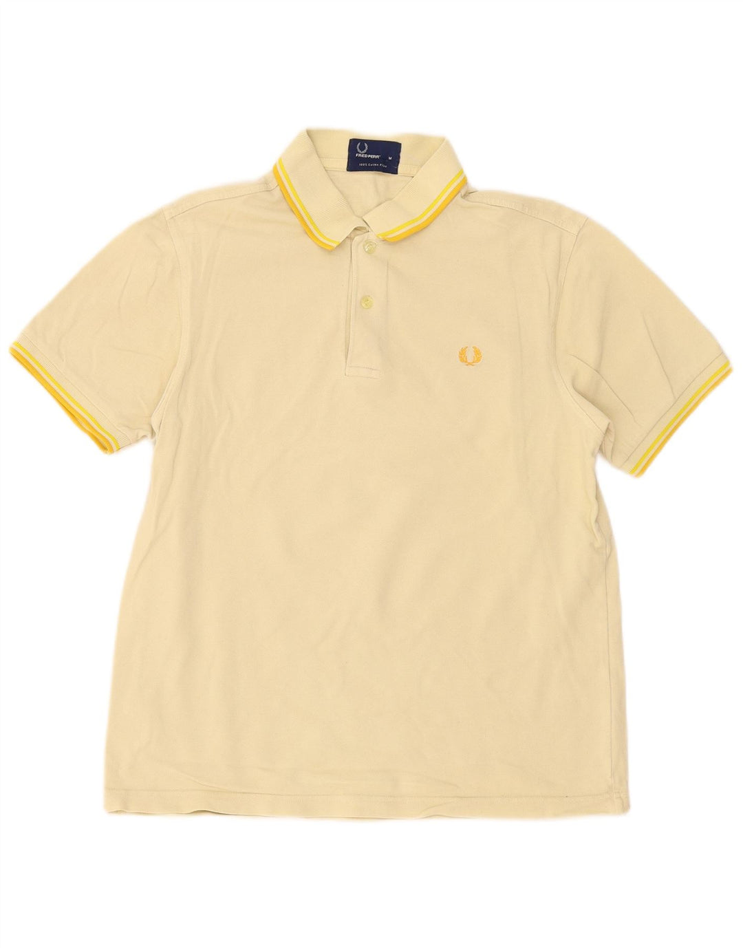 Fred Perry muška polo majica Srednje žuti pamuk