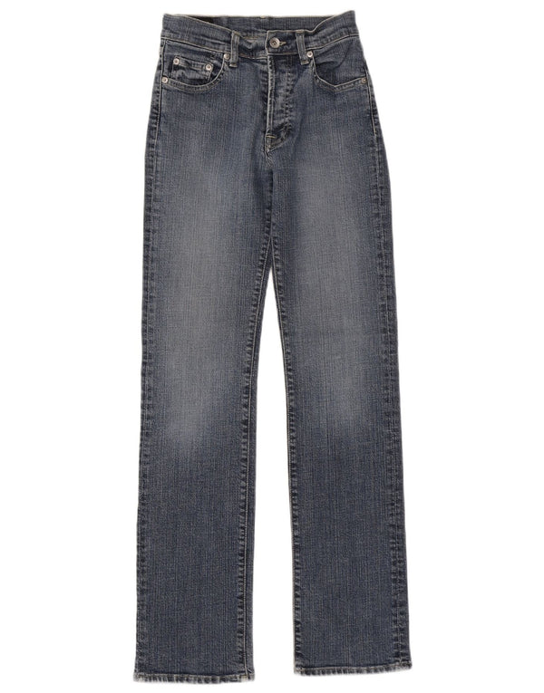 PEPE Jeans Ženske ravne traperice UK 8 male W26 L31 plavi pamuk