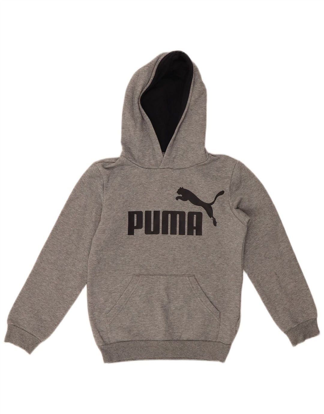 PUMA majica s kapuljačom s grafičkim motivima 9-10 godina, siva