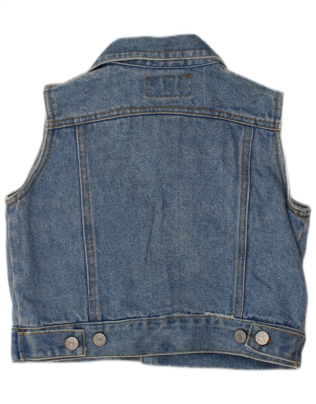 ROCKY Boys Denim Gilet 3-4 Years Blue Pamuk
