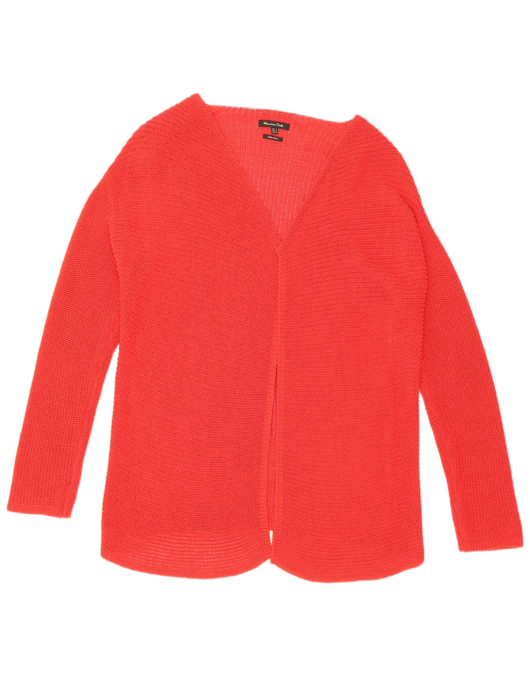 Massimo Dutti Ženski otvoreni kardigan pulover UK 14 Large Red