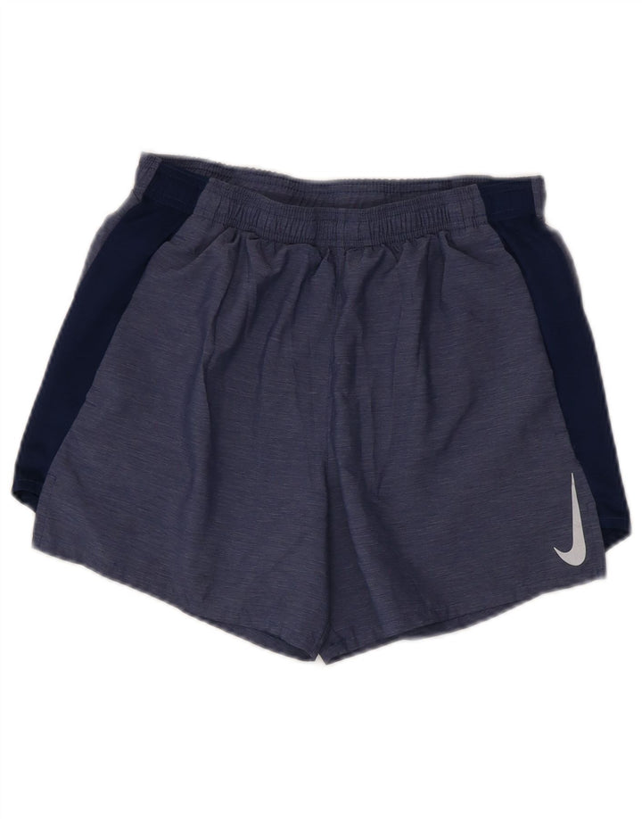 Nike Dri Fit sportske kratke hlače male plave boje od poliestera