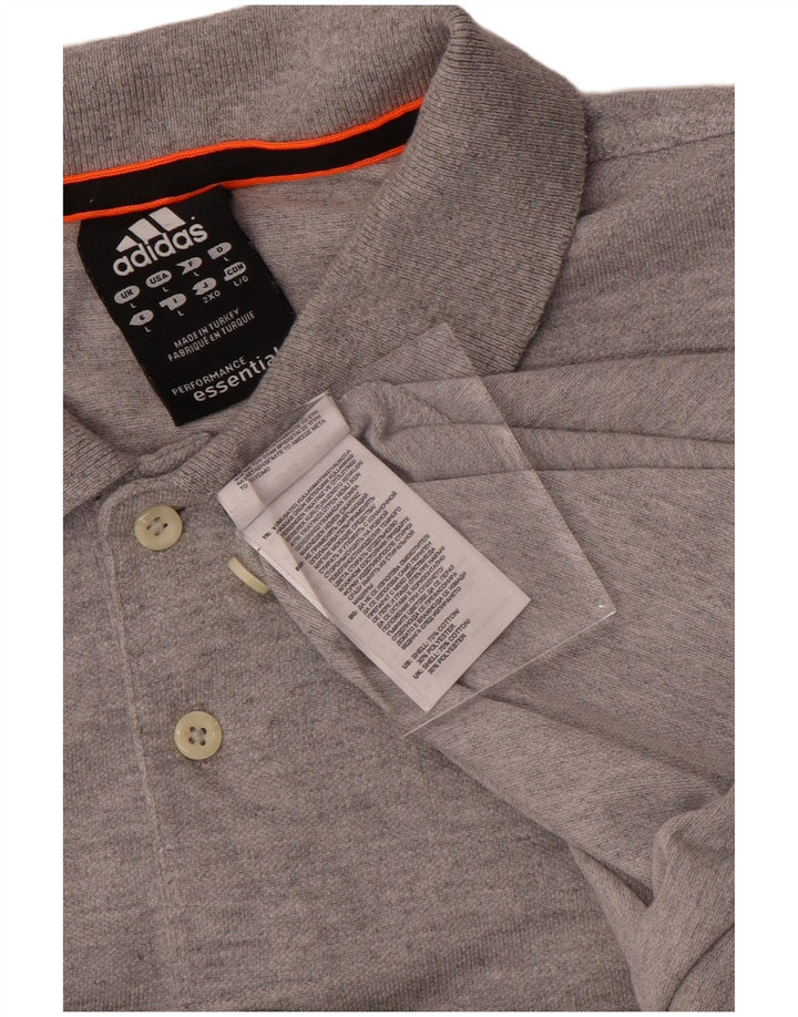 Adidas muška polo majica Climalite Large Grey Pamuk
