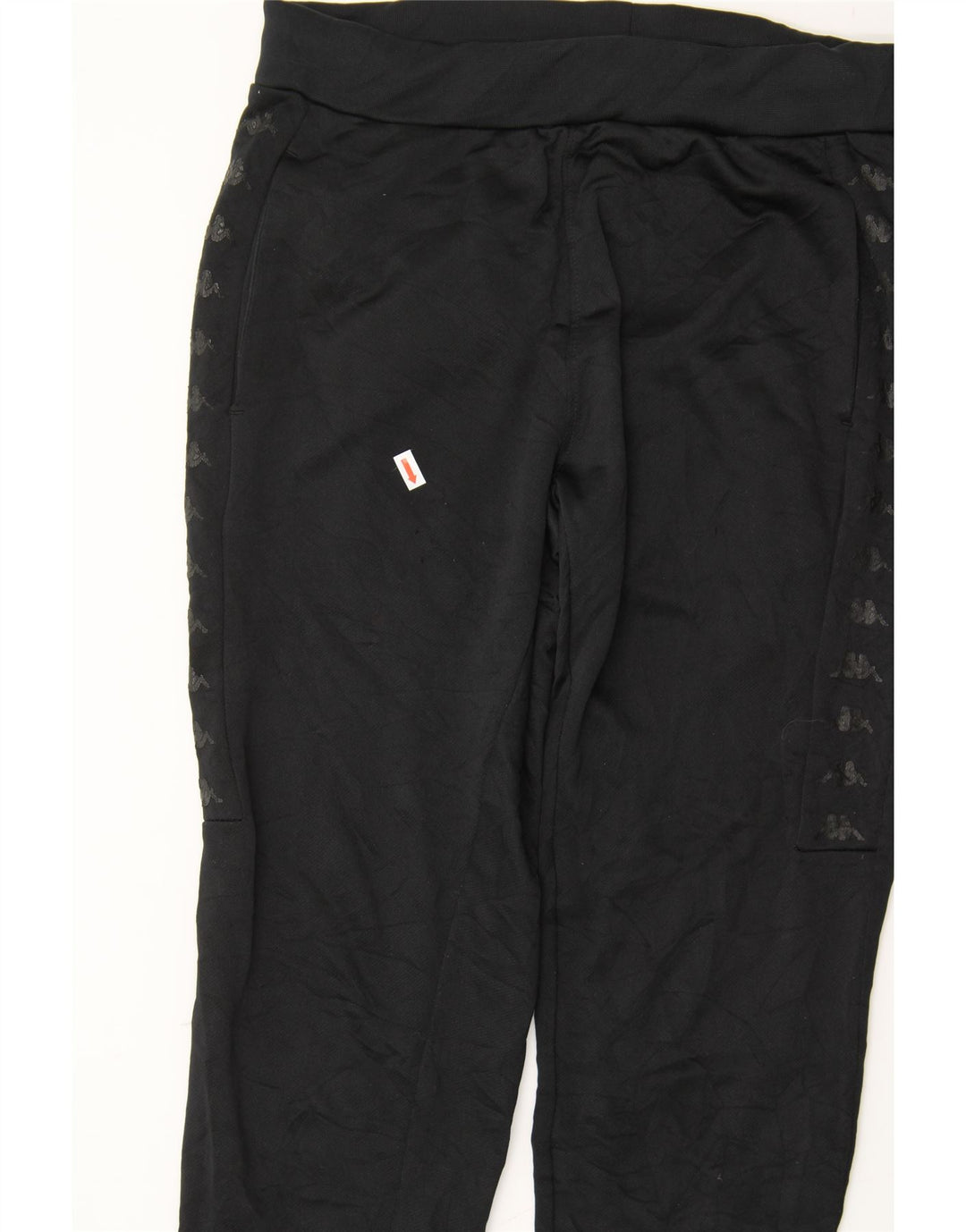 KAPPA Mens Graphic Tracksuit Trousers Joggers Medium  Black Polyester Vintage Kappa and Second-Hand Kappa from Messina Hembry 
