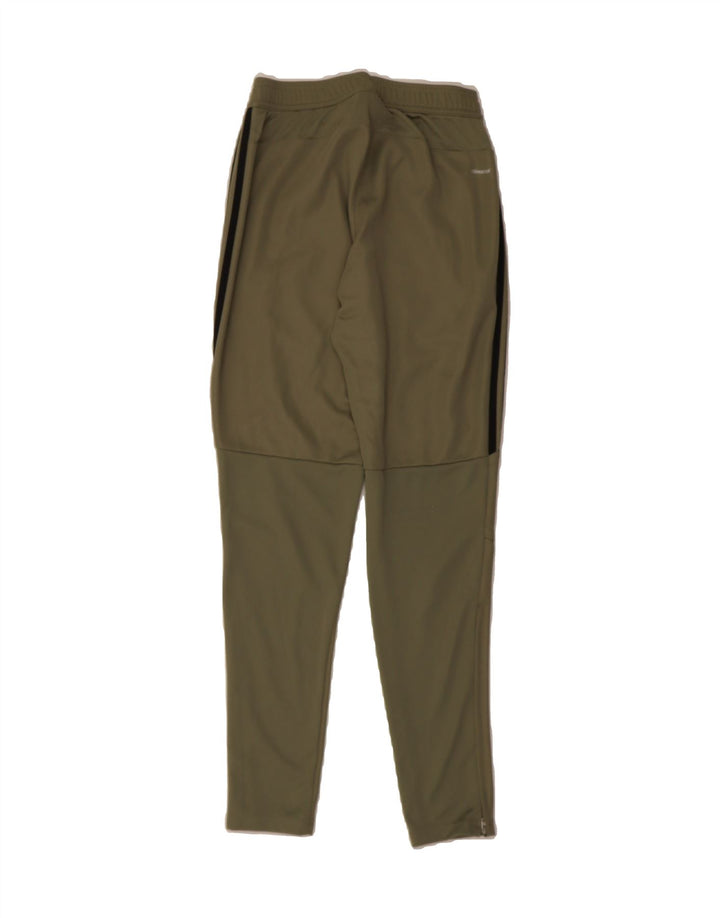 ADIDAS Mens Tracksuit Trousers Small Khaki Polyester Vintage Adidas and Second-Hand Adidas from Messina Hembry 