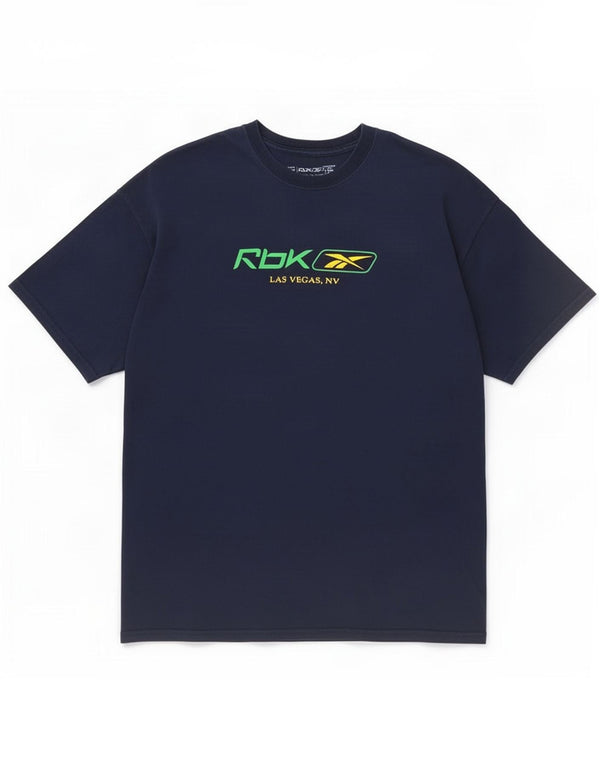 Reebok muška majica kratkih rukava Las Vegas Graphic 2XL tamnoplavi pamuk