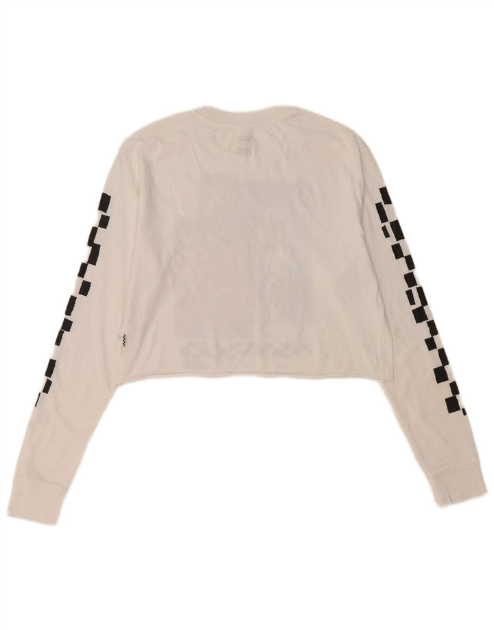 VANS ženska majica s kratkim rukavima dugih rukava UK 6 XS bijela