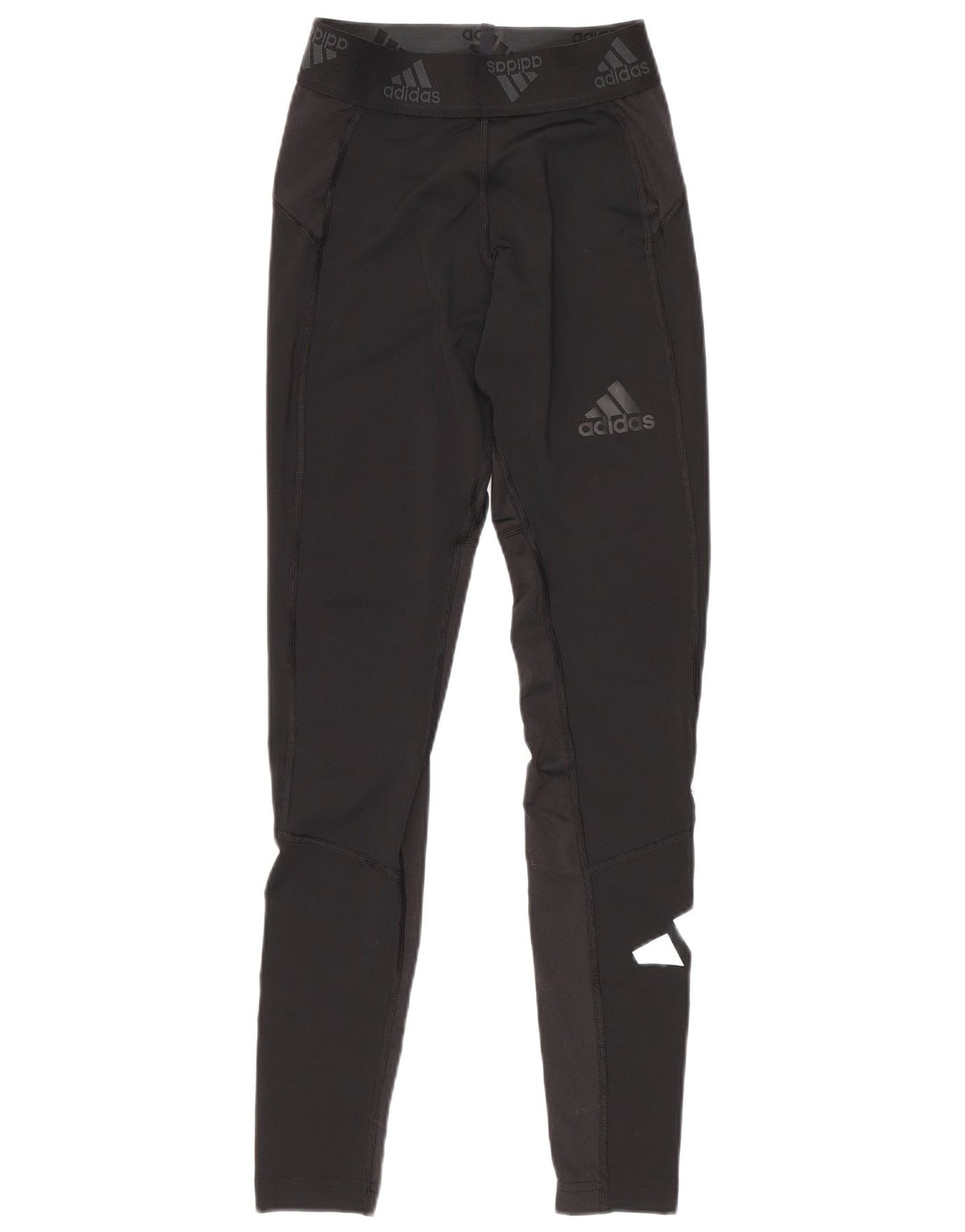 Adidas ženske grafičke tajice UK 10 male crne poliesterske