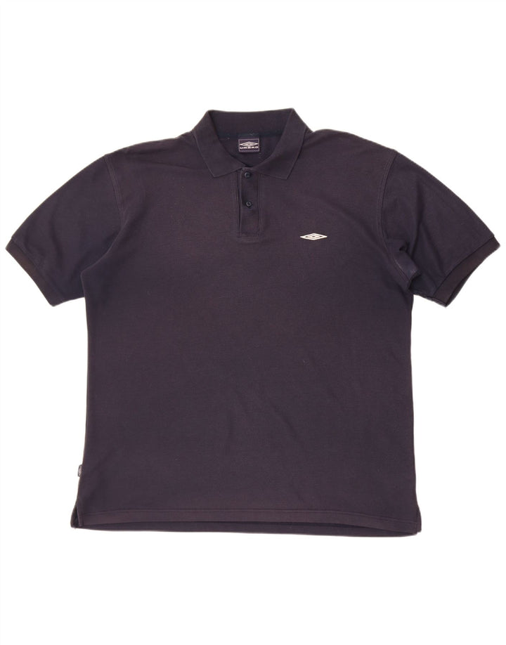 Umbro muška polo majica XL tamnoplavi poliester
