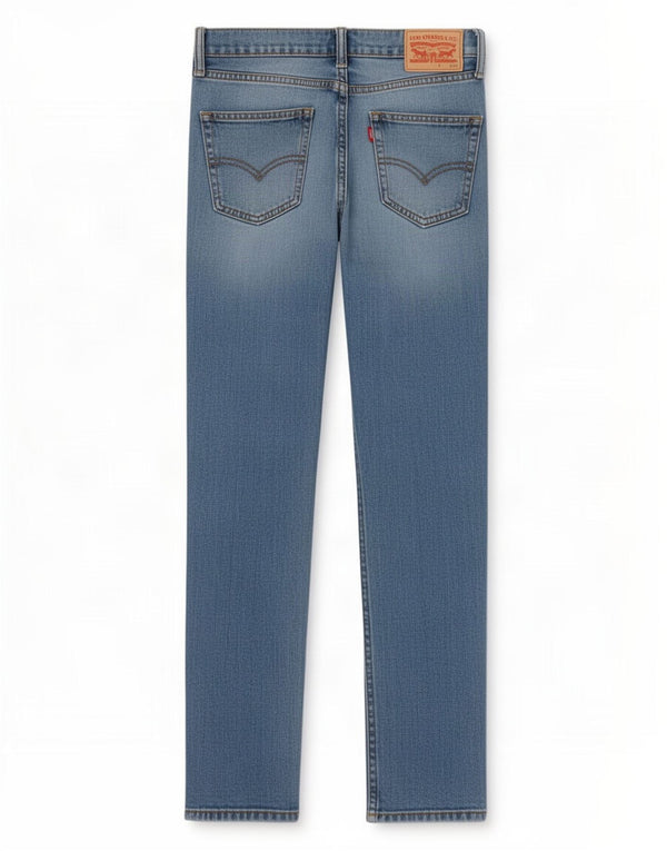 Levi's ženske 512 uske sužene traperice W28 L30 plavi pamuk