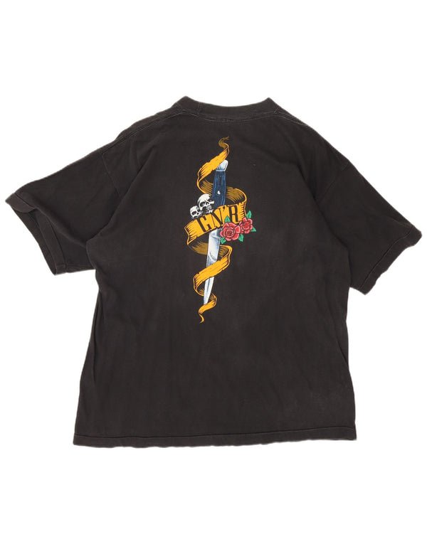 Vintage muška majica kratkih rukava Guns & Roses Graphic T-shirt srednje veličine Black Rock
