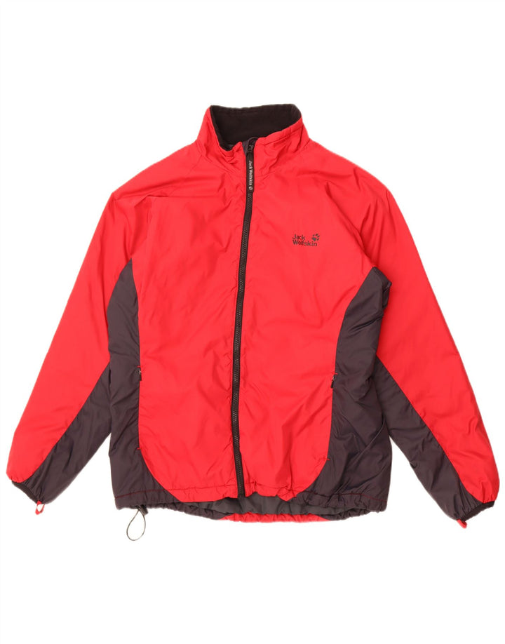Jack Wolfskin ženska jakna vjetrovka UK 14/16 velika crvena boja
