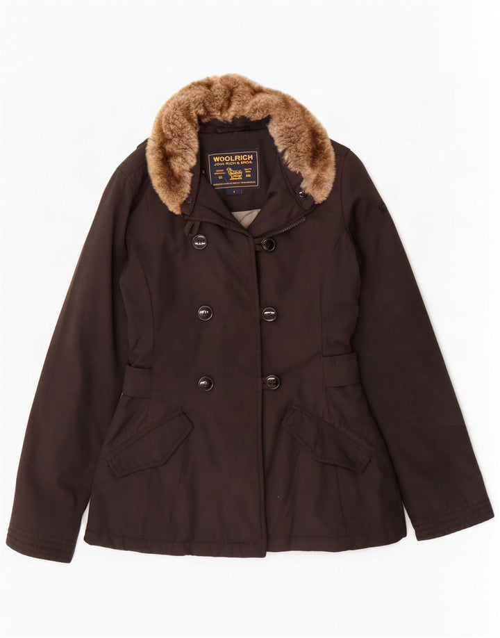 Woolrich ženska jakna parka UK 10 Mala crna najlonska