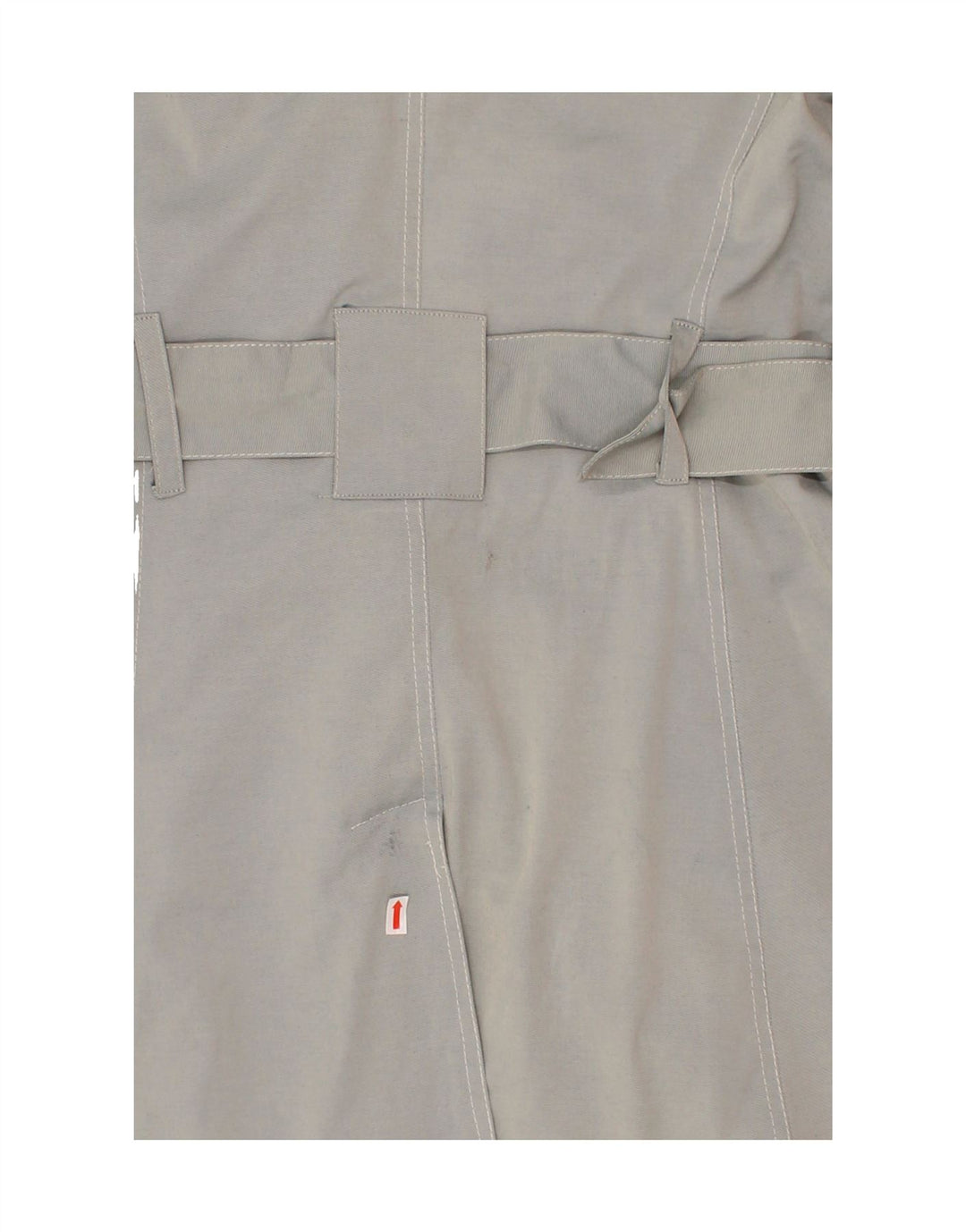 SPORTSTAFF Womens Trench Coat UK 12 Medium  Grey Polyester Vintage Sportstaff and Second-Hand Sportstaff from Messina Hembry 