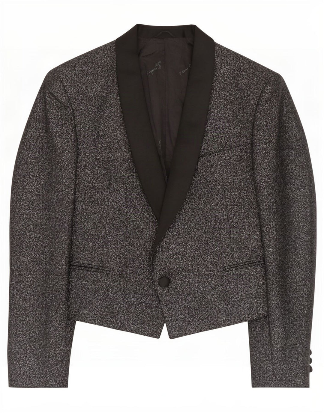 Pierre Cardin muška jakna sa 1 dugmetom IT 50 XL crna vuna