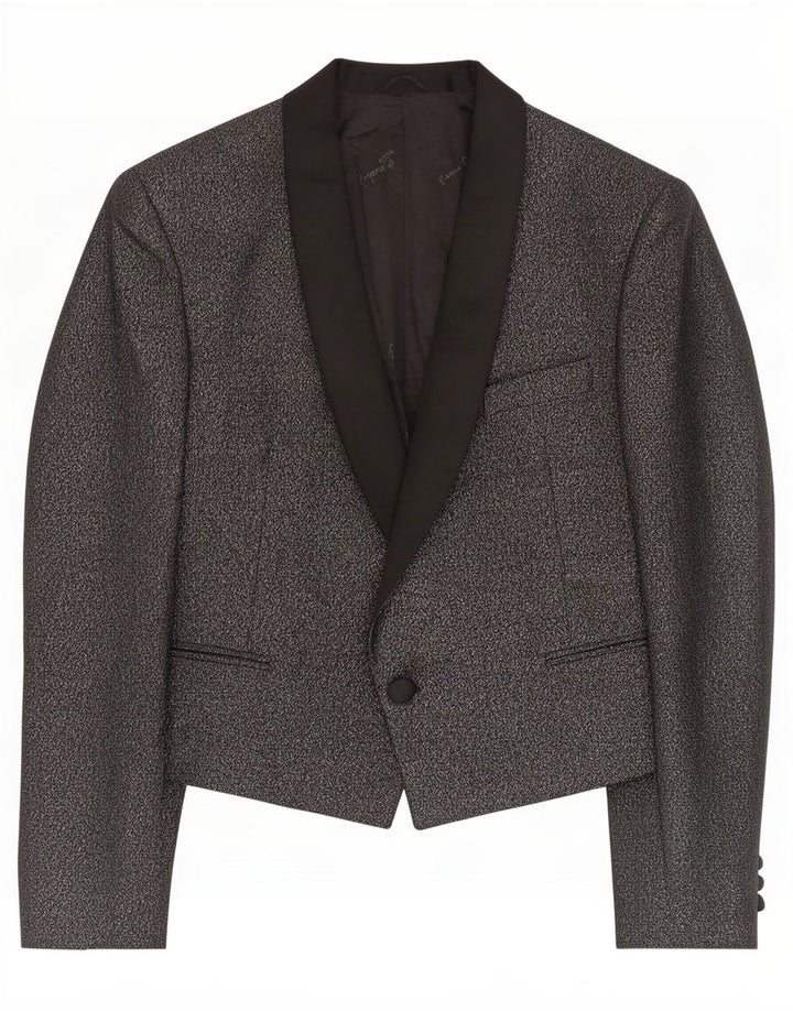 Pierre Cardin muška jakna sa 1 dugmetom IT 50 XL crna vuna