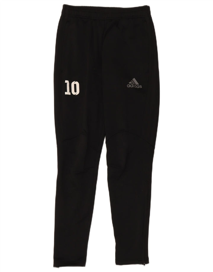 Adidas muške trenirke s grafičkim motivima XS crne poliesterske