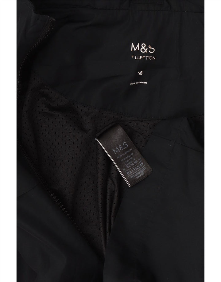 Marks & Spencer ženska velika kišna jakna s kapuljačom UK 18 XL tamnoplava