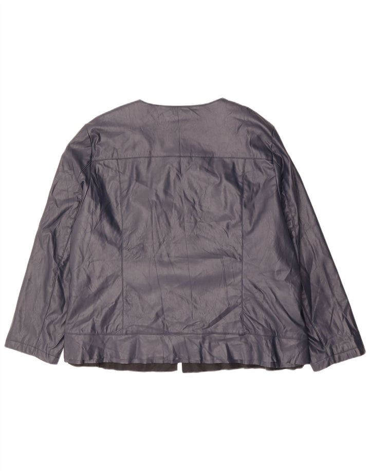 Marks & Spencer ženska bomber jakna s autogramom UK 24 4XL tamnoplava