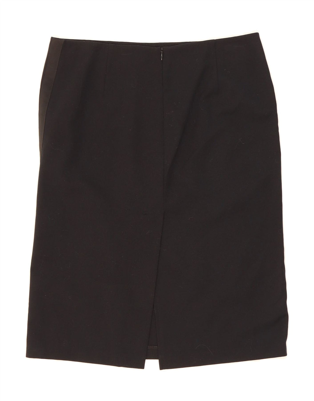 SISLEY Womens Straight Skirt IT 42 Medium W32  Black Polyester Vintage Sisley and Second-Hand Sisley from Messina Hembry 