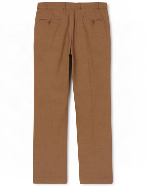 Brooks Brothers Mens Madison Pegged Suit Hlače W38 L33 Beige Wool