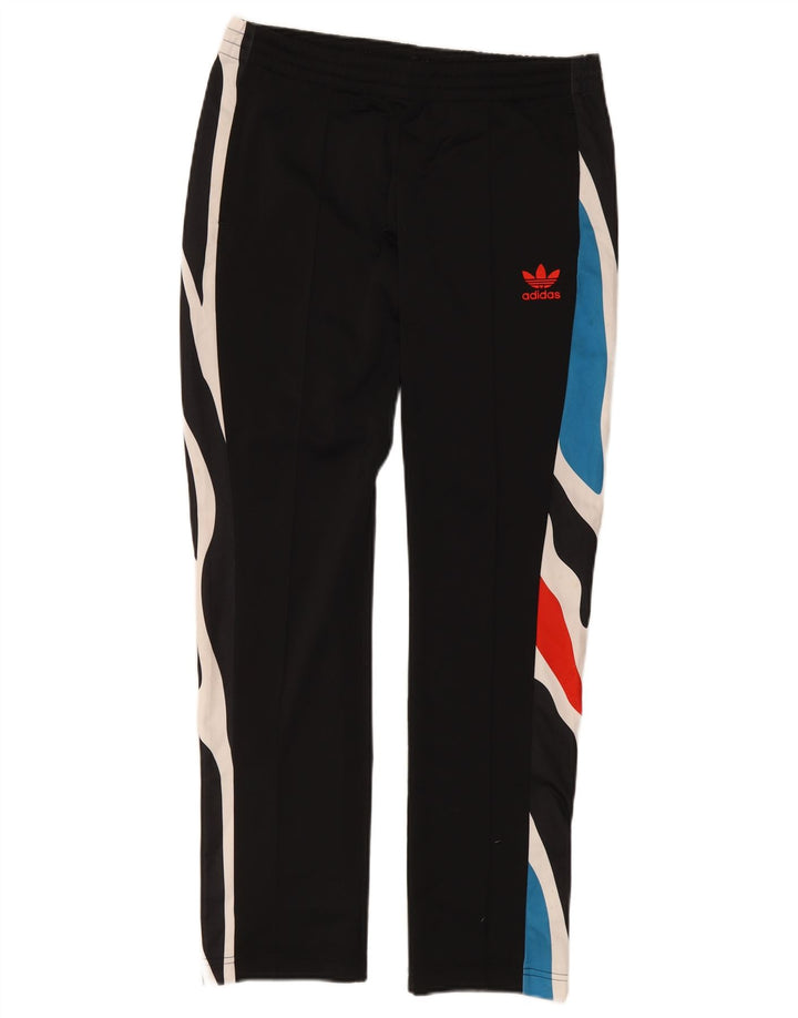 Adidas ženske hlače za trenirku UK 12 Medium Black Colourblock Poliester