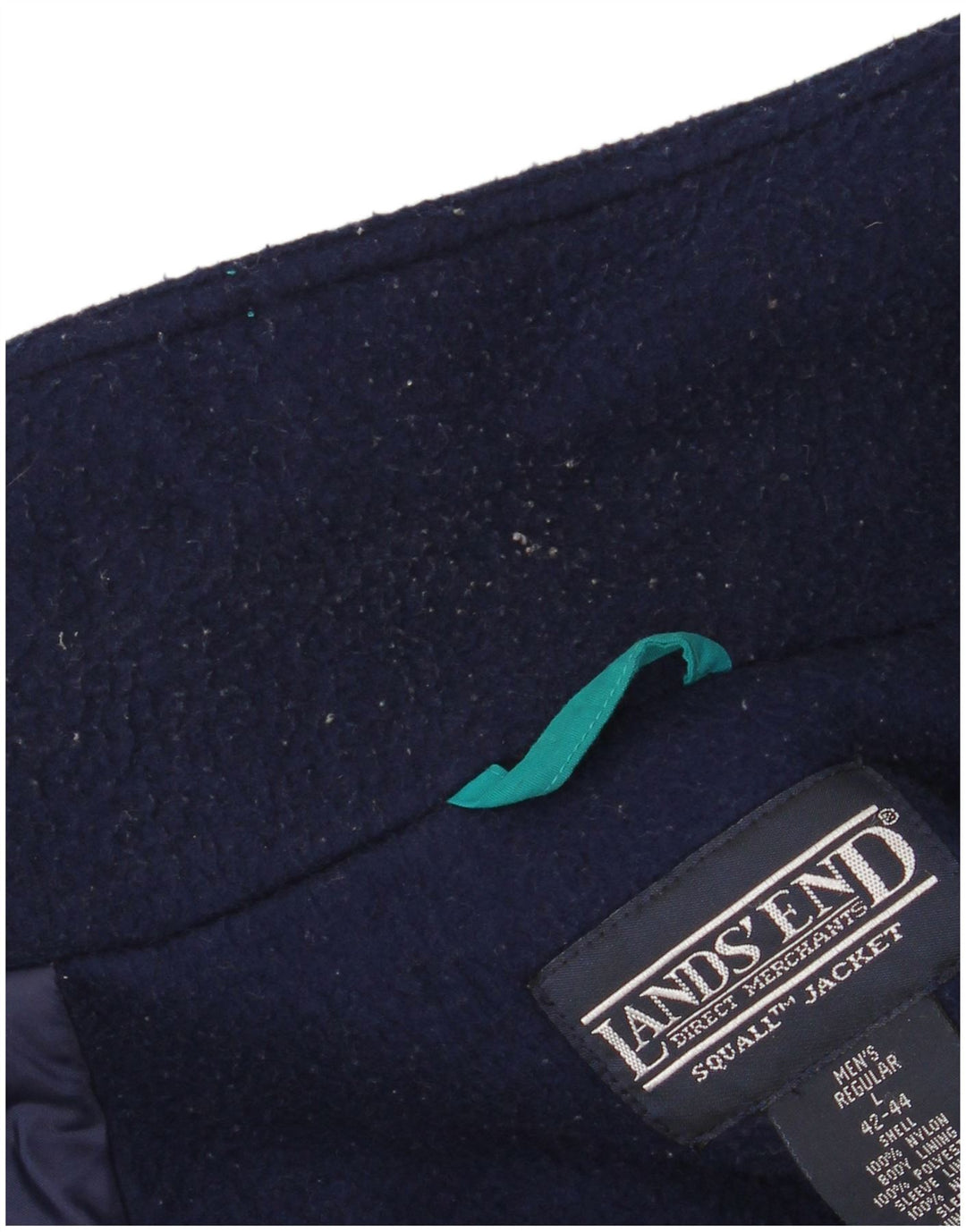 LANDS END Muška vjetrovka jakna UK 42/44 veliki zeleni najlon