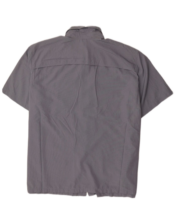 EDDIE BAUER Muška košulja kratkih rukava 3XL plavi poliester