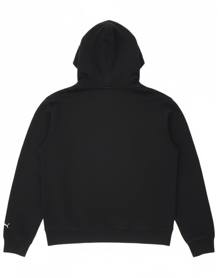 PUMA Mens Graphic Hoodie Jumper Medium Navy Blue