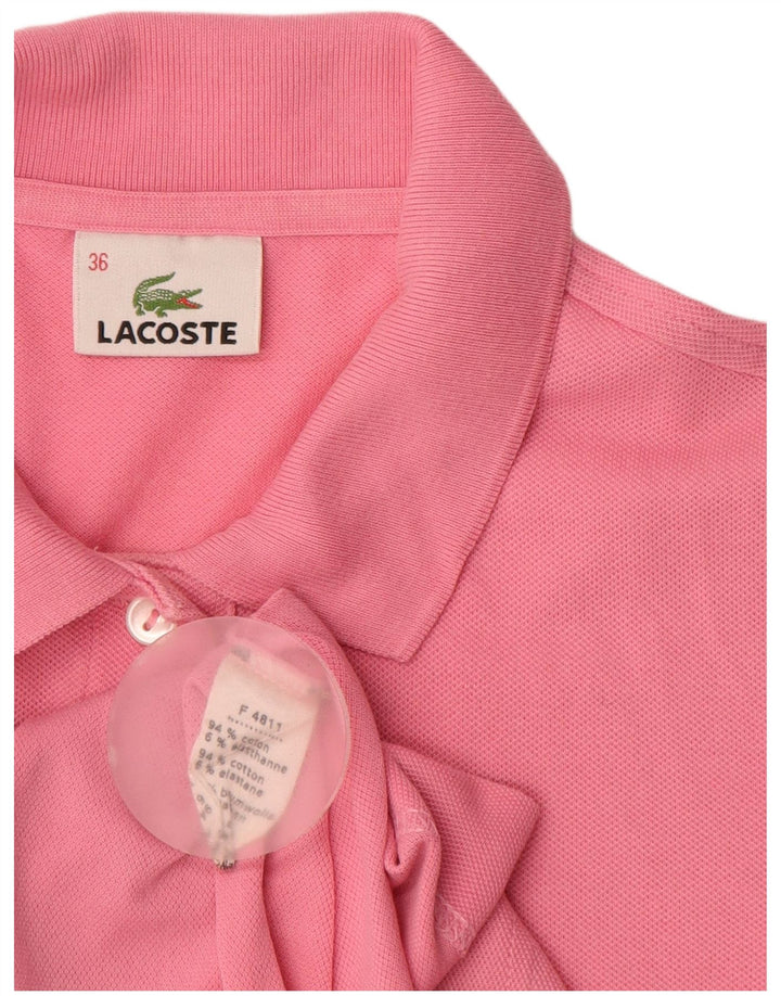 LACOSTE ženska polo majica veličine 36 mala, ružičasta pamuk