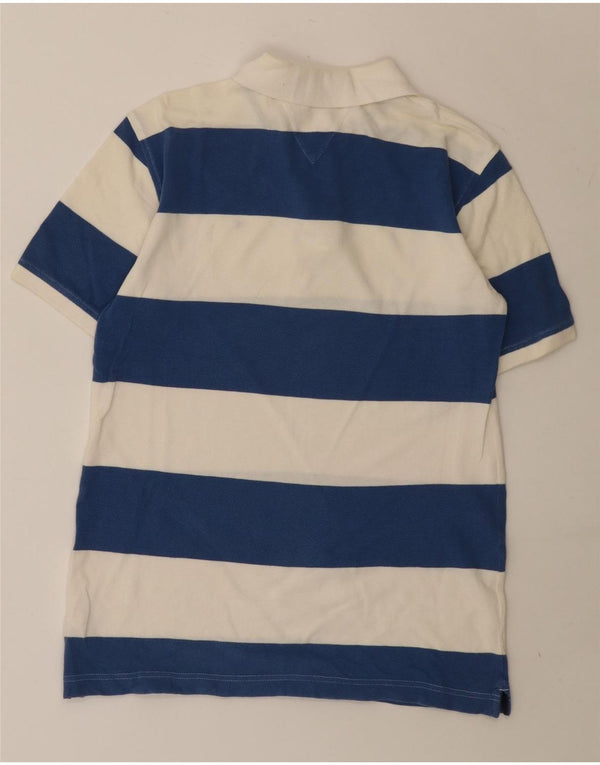 Tommy Hilfiger Polo majica za dječake 15-16 godina XL pamuk na plave pruge
