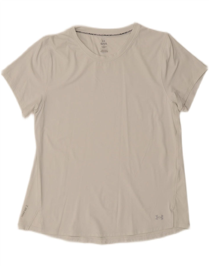 UNDER ARMOUR Womens T-Shirt Top UK 14 Large White Vintage Under Armour and Second-Hand Under Armour from Messina Hembry 