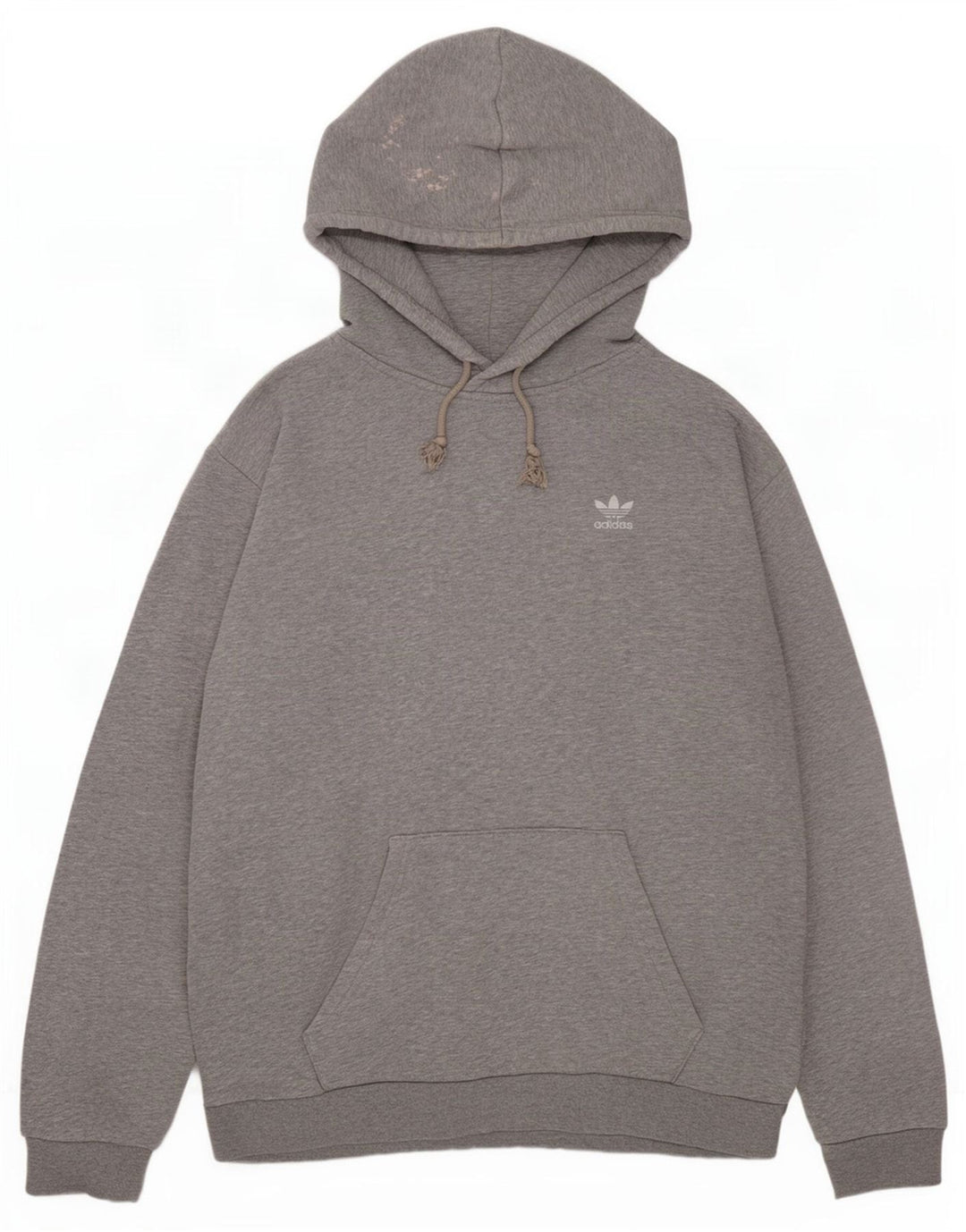 Adidas muška majica s kapuljačom, srednje sivi flekasti pamuk