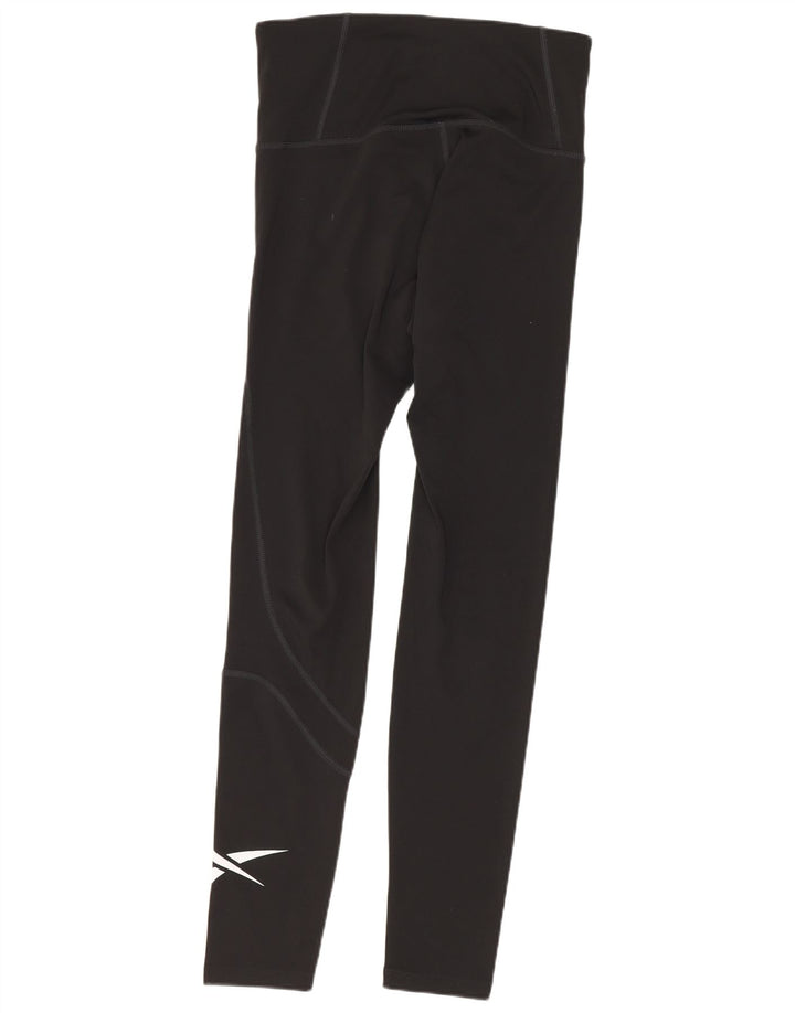 Reebok ženske tajice UK 8/10 male crne poliesterske