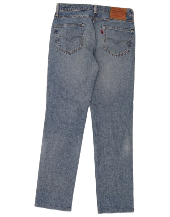 LEVI'S Womens 511 Slim Jeans W30 L30 Blue Cotton